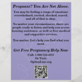 Pregnancy Help/After Abortion Care Flyer (Voorkant)