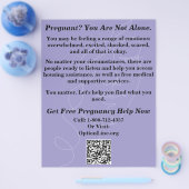 Pregnancy Help/After Abortion Care Flyer (Enkel)