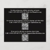 Pregnancy help and after abortion flyer (Achterkant)