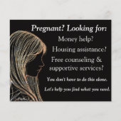 Pregnancy help and after abortion flyer (Voorkant)