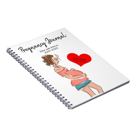 Pregnancy Journal aanpassen Notitieboek (Rechterzijde)