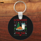 Pregnancy New Mom Baby Pregnant Christmas Couples  Sleutelhanger (Voorkant)