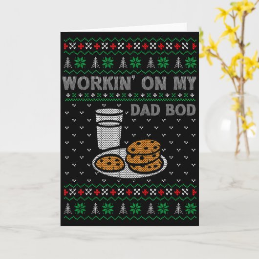 Pregnancy New Mom Baby Pregnant Christmas Matching Kaart (Gele Bloem)