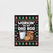 Pregnancy New Mom Baby Pregnant Christmas Matching Kaart (Voorkant)