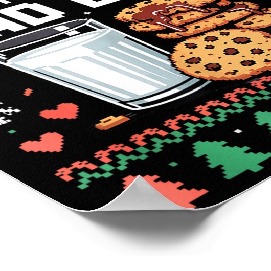 Pregnancy New Mom Baby Pregnant Christmas Matching Poster (Hoek)