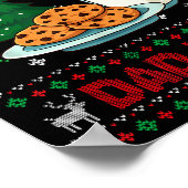 Pregnancy New Mom Baby Pregnant Christmas Matching Poster (Hoek)