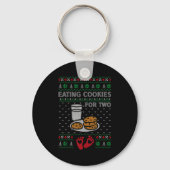 Pregnancy New Mom Baby Pregnant Christmas Matching Sleutelhanger (Voorkant)