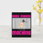 Pregnancy Reveal &amp; Announcement Baby Making Ma Kaart (Gele Bloem)