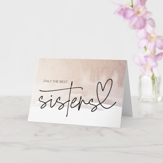 Pregnancy Reveal Sister Aunt to Be I'm Pregnant Ca Kaart (Orchidee)