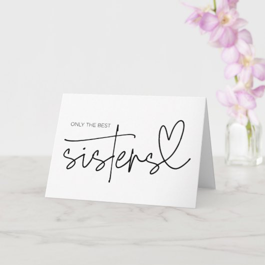 Pregnancy Reveal Sister Aunti to Be I'm Pregnant Kaart (Orchidee)