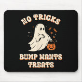 Pregnant Ghost Lazy Trick Or Treat Dress Funny Hal Muismat (Voorkant)