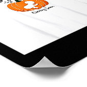 Pregnant Halloween Mommy's Little Pumpkin Coming S Poster (Hoek)