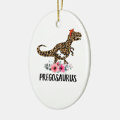 Pregosaurus Funny Zwangerschap Gift Keramisch Ornament (Links)