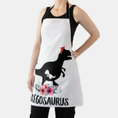 Pregosaurus Funny Zwangerschap Gift Schort (Insitu)