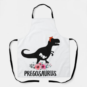 Pregosaurus Funny Zwangerschap Gift Schort