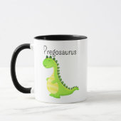 Pregosaurus Grappig Zwanger Dinosaurus Mok (Links)
