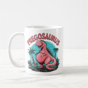 Pregosaurus Grappige Zwangerschap Aankondiging Din Koffiemok