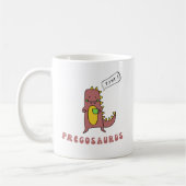 Pregosaurus mok, Gift voor binnenkort mam Koffiemok (Links)