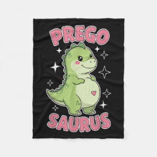 Pregosaurus Schattige Retro Mama Dinosaurus Zwange Fleece Deken