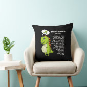 Pregosaurus T-Rex Dinosaur moeder Zwangerschap Kussen (Stoel)