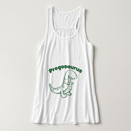 Pregosaurus Tanktop (Design voorkant)