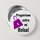 Preguntame Sobre Mi Bolsa Button (Voorkant /achterkant)