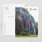 prehistoria man muurschildering briefkaart (Voorkant / Achterkant)