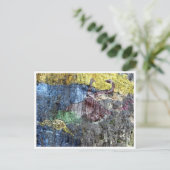 prehistoria mural briefkaart (Staand voorkant)