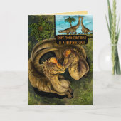 Prehistoric Dino Birthday Card Kaart (Voorkant)