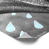 Prehistoric Portraits Poster - Black and White (Hoek)