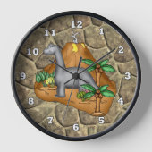 Prehistoricus Dino Clock (Voorkant)