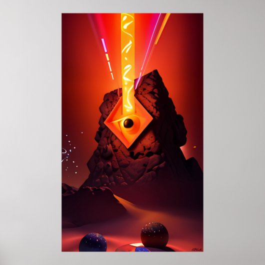 Prehistorie Interface Poster (Voorkant)