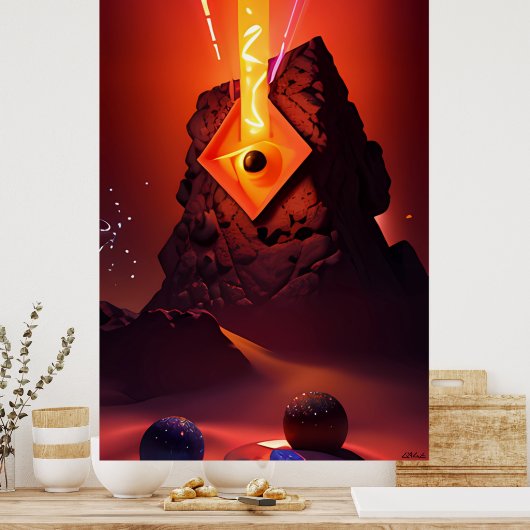 Prehistorie Interface Poster (Keuken)
