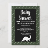 Prehistorisch Baby shower Dinosaurs Kaart (Voorkant)