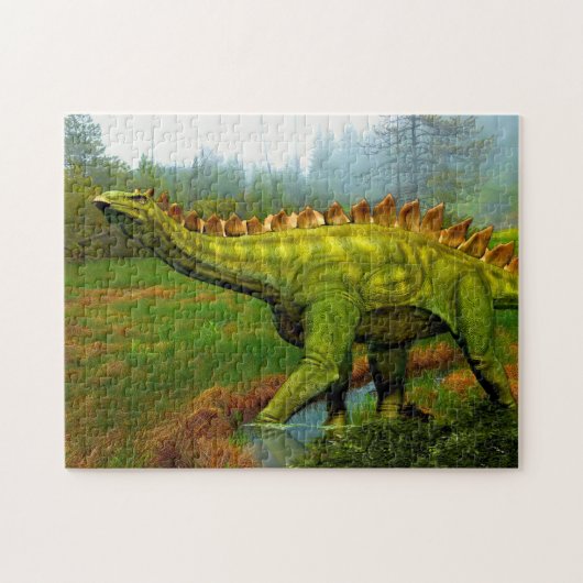 Prehistorisch bos | Dinosaur Legpuzzel (Horizontaal)