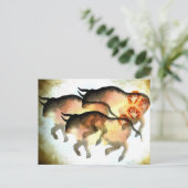 Prehistorisch Briefkaart (Staand voorkant)