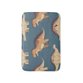 Prehistorisch Jura rex dinosaurus patroon Badmat (Voorkant Verticaal)