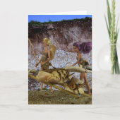 Prehistorisch Leven. Kaart (Voorkant)