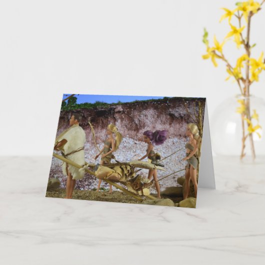 Prehistorisch leven. kaart (Gele Bloem)