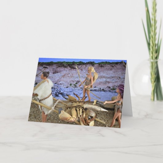 Prehistorisch Leven. Kaart (Voorkant)