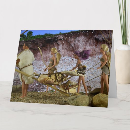 Prehistorisch Leven. Kaart (Voorkant)