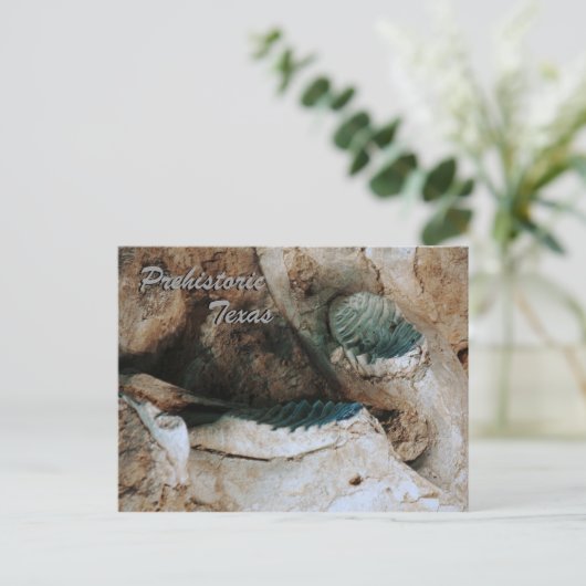 Prehistorisch Texas briefkaart (Staand voorkant)