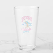 Prehistorisch Verjaardagsfeestje Grappige Pterodac Glas (Achterkant)