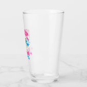Prehistorisch Verjaardagsfeestje Grappige Pterodac Glas (Links)