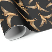 Prehistorisch vliegend filtreerpapier cadeaupapier (Rol Hoek)