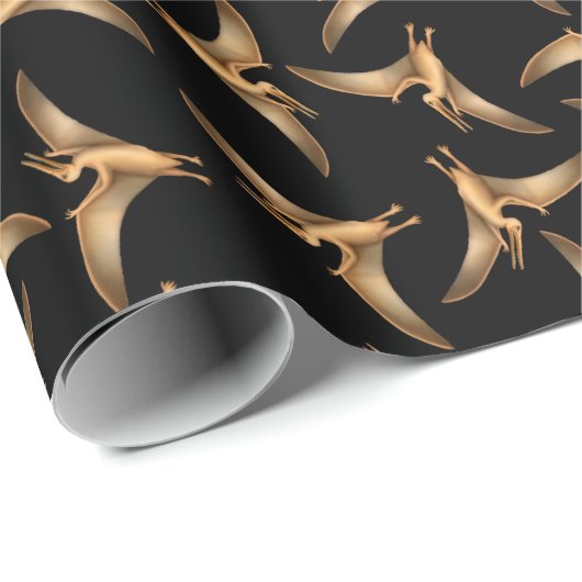 Prehistorisch vliegend filtreerpapier cadeaupapier (Rol Hoek)