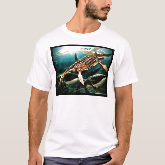 Prehistorisch Zee onder water Schepping - Lachtigh T-shirt (Voorkant)