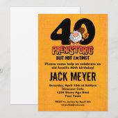 Prehistorische 40e verjaardag kaart (Voorkant / Achterkant)