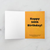 Prehistorische 50e verjaardag kaart (Binnen)