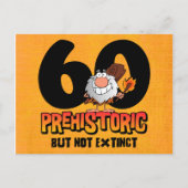 Prehistorische 60e verjaardag Briefkaart (Voorkant)